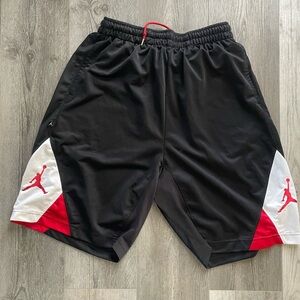 Black and Red Men's Jordan Shorts